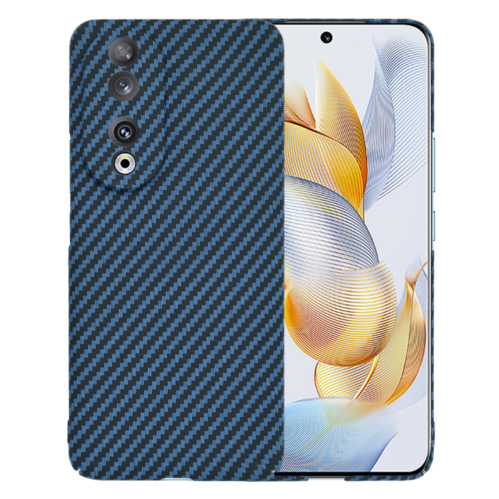 Калъф за Honor 90 - Techsuit Carbonite FiberShell - Cyan