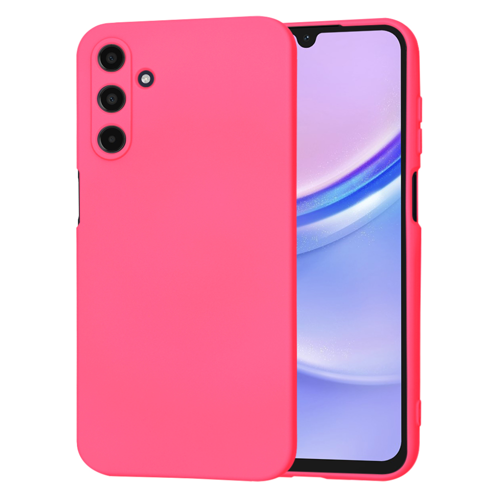 Калъф за Samsung Galaxy A15 4G / A15 5G - Techsuit SoftFlex - Hot Розов