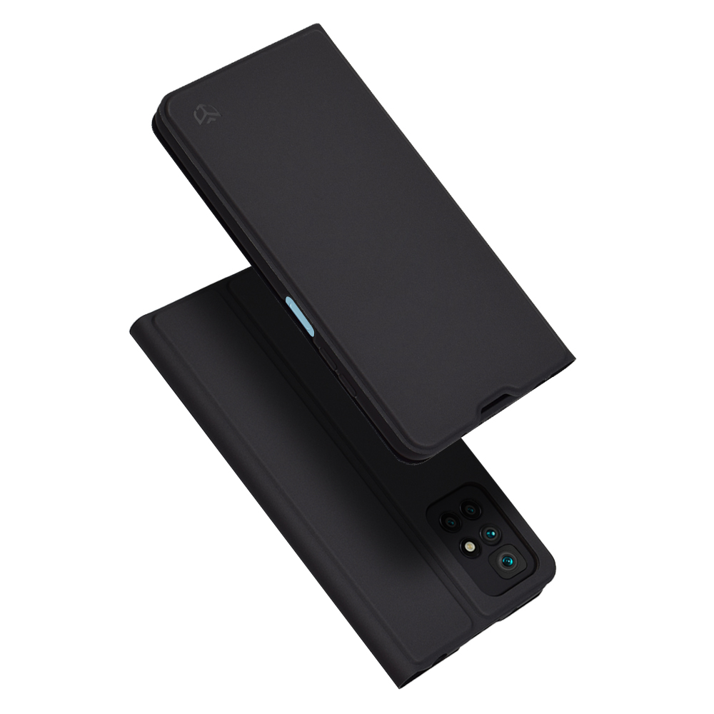 Калъф за Xiaomi Redmi 10 / Redmi 10 2022 - Techsuit Magskin Book - Черен