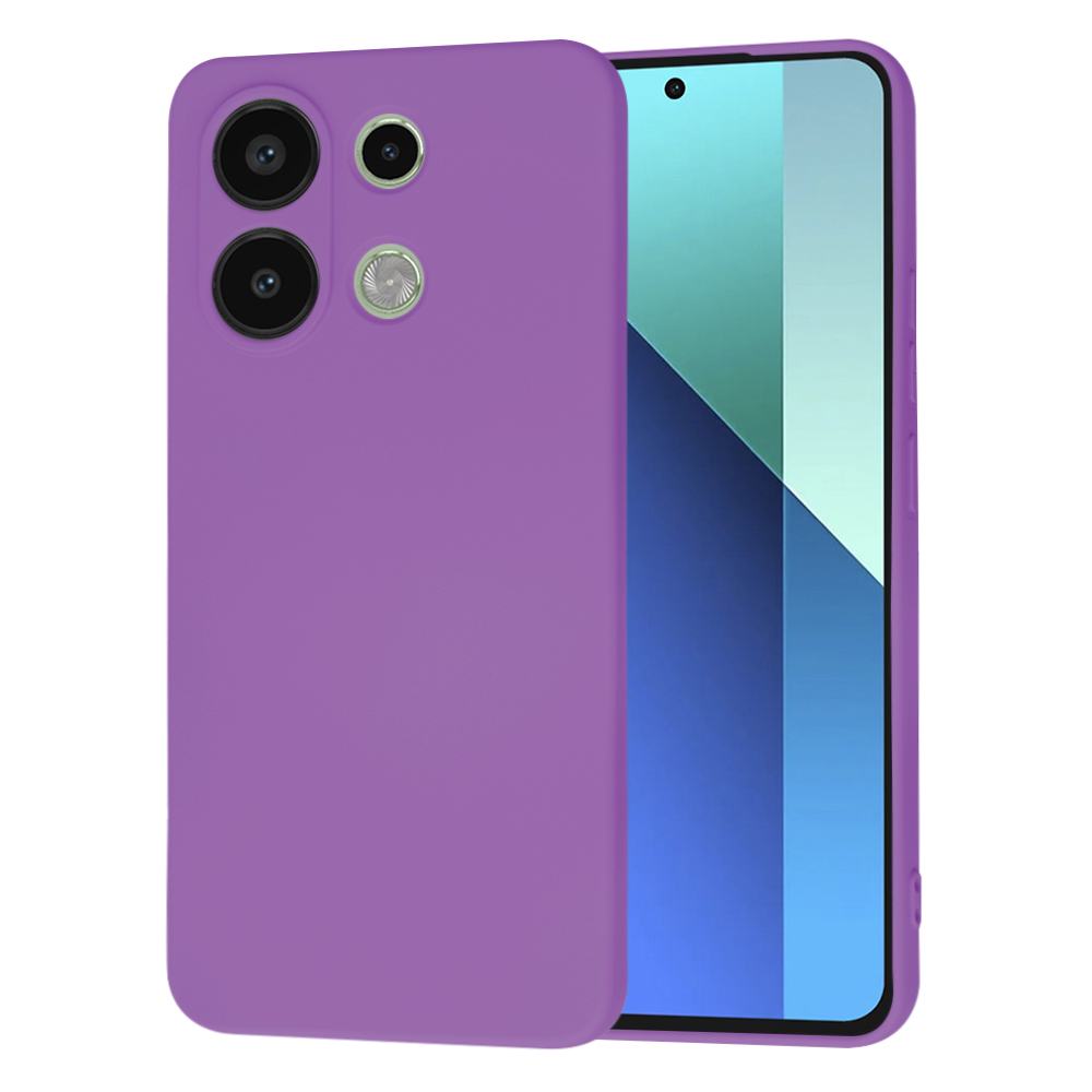 Калъф за Xiaomi Redmi Note 13 4G - Techsuit SoftFlex - Лилав