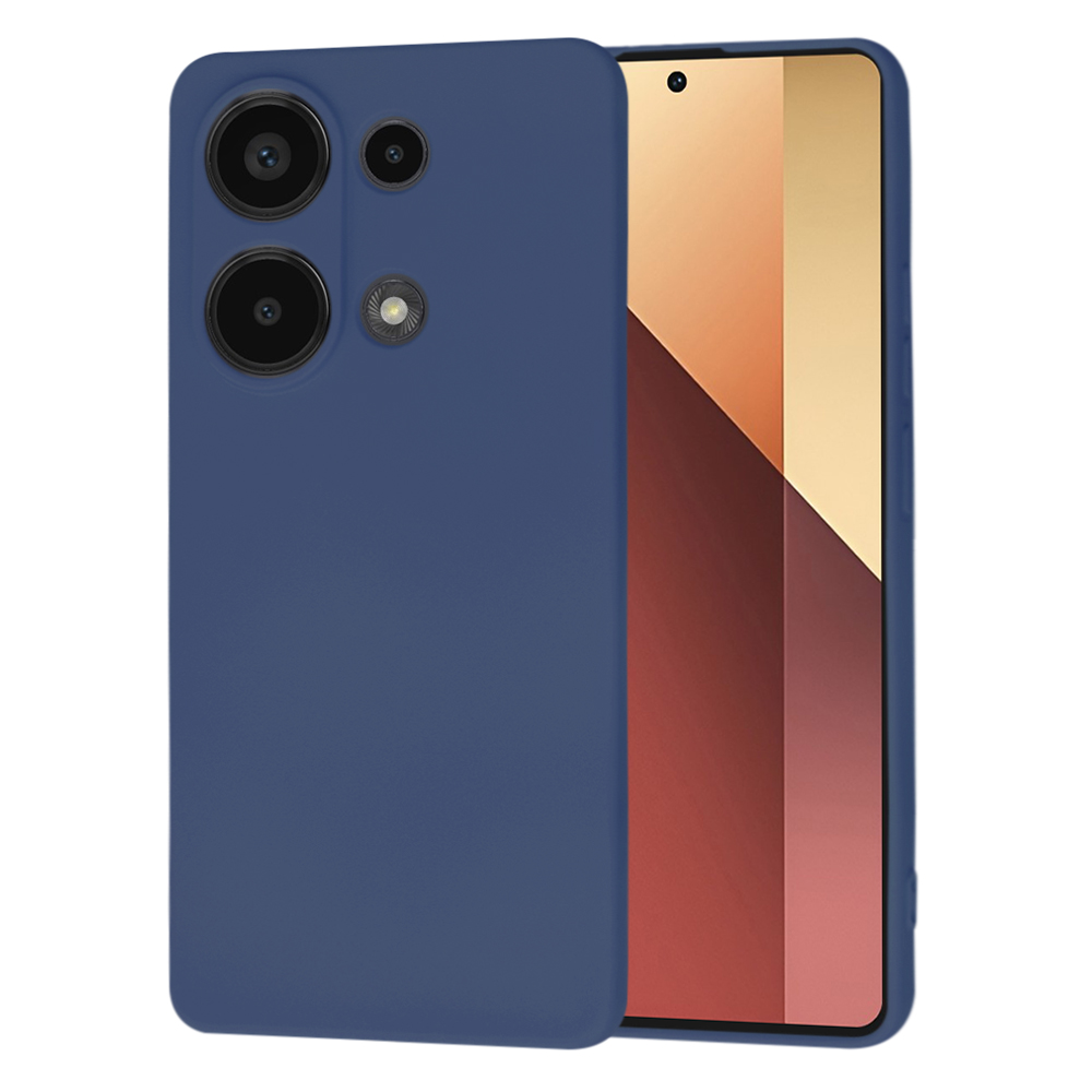 Калъф за Xiaomi Redmi Note 13 Pro 4G / Poco M6 Pro 4G - Techsuit SoftFlex - Тъмносин Син