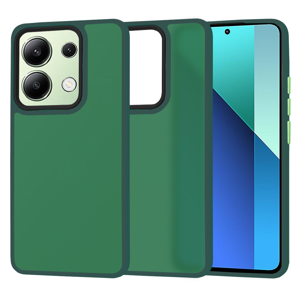 Калъф за Xiaomi Redmi Note 13 4G - Techsuit HaloFrost Series - Midnight Зелен
