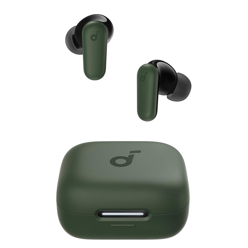 Bluetooth слушалка TWS, шумопотискане, сензорно управление, IP54 - Anker SoundCore P30i (A3959361) - зелена
