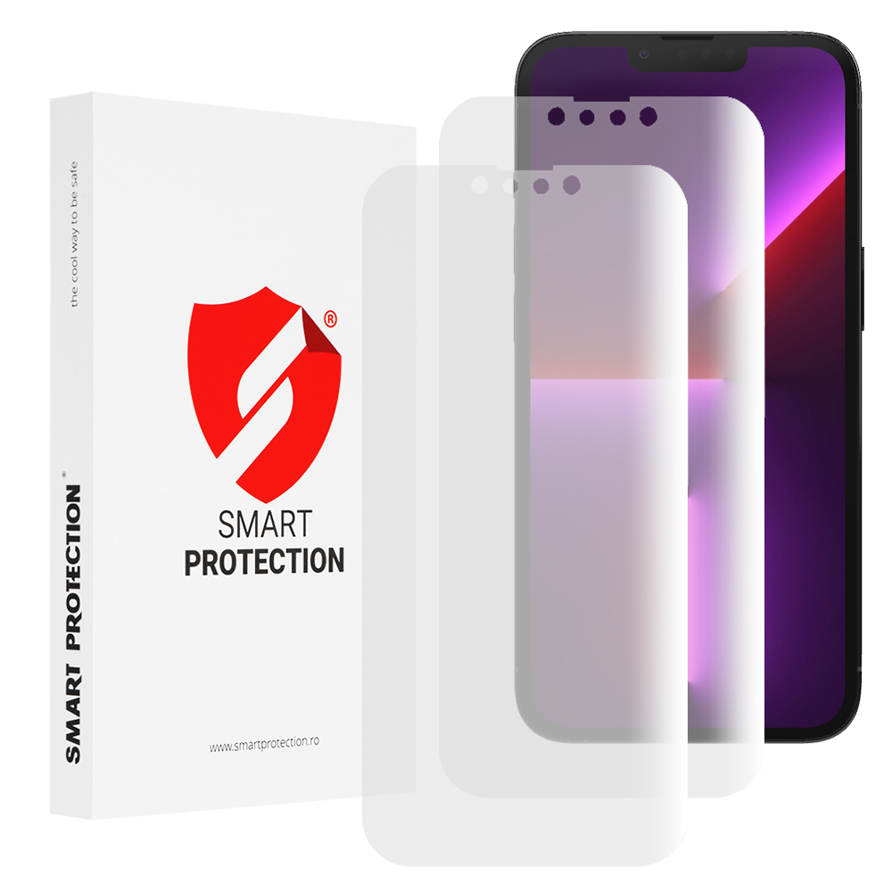 [2x Опаковка] iPhone 13 Pro Премиум Подвижен Премиум Премиум Калъф за Поправяне - Smart Protection Classic - Прозрачен