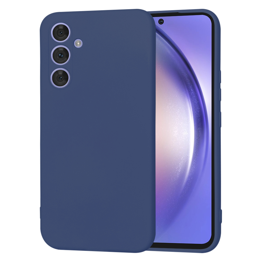 Калъф за Samsung Galaxy A54 - Techsuit SoftFlex - Тъмносин Син