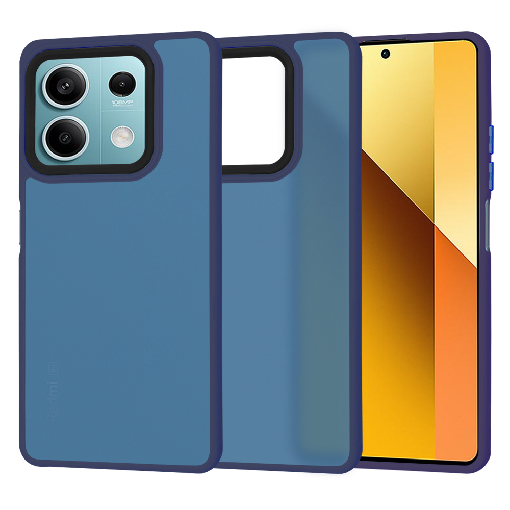 Калъф за Xiaomi Redmi Note 13 5G - Techsuit HaloFrost Series - Deep Син