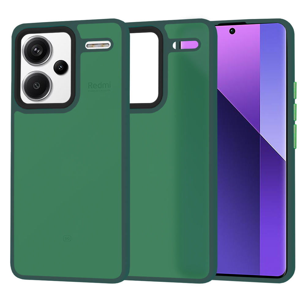 Калъф за Xiaomi Redmi Note 13 Pro+ 5G - Techsuit HaloFrost Series - Midnight Зелен