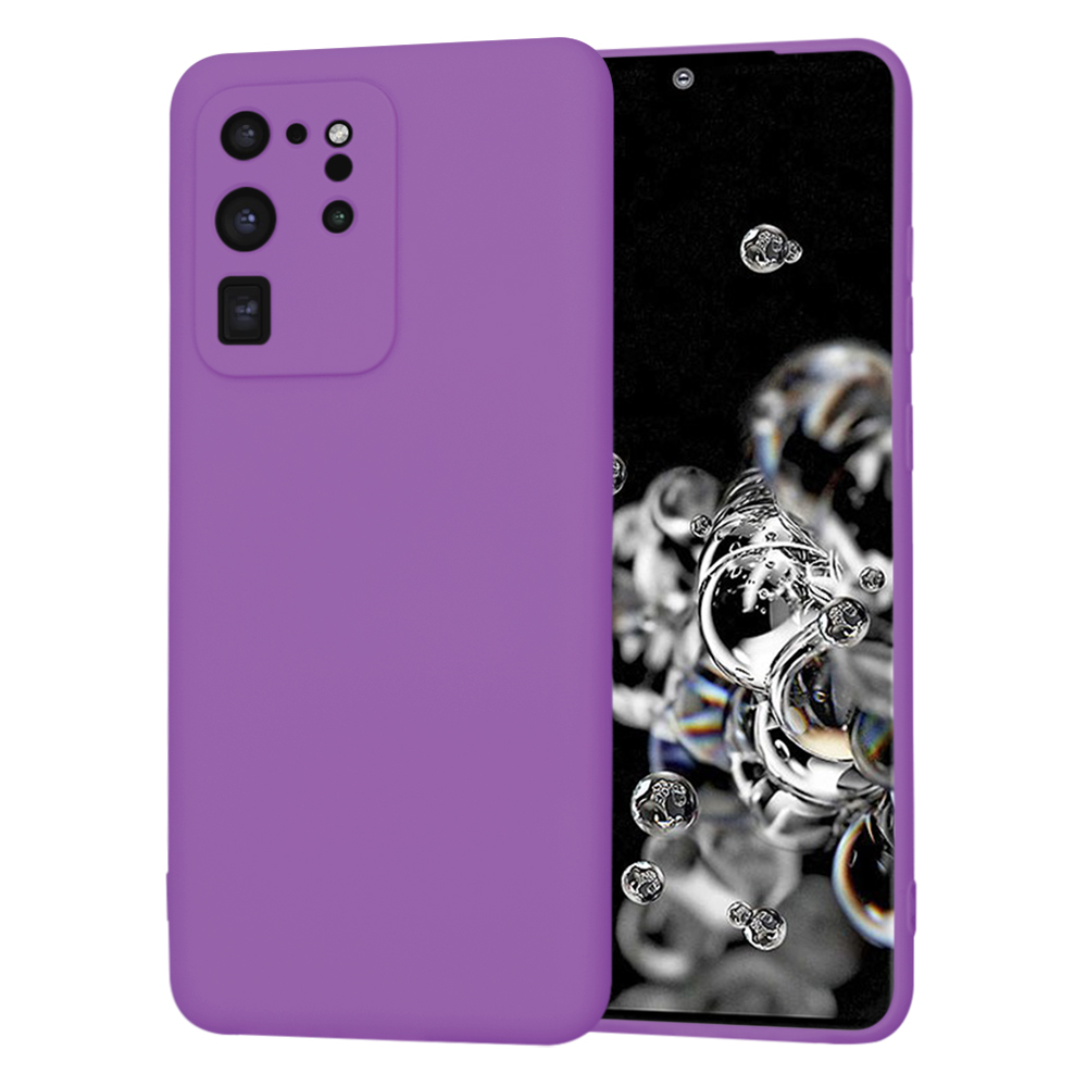 Калъф за Samsung Galaxy Galaxy S20 Ultra 4G / S20 Ultra 5G - Techsuit SoftFlex - Лилав