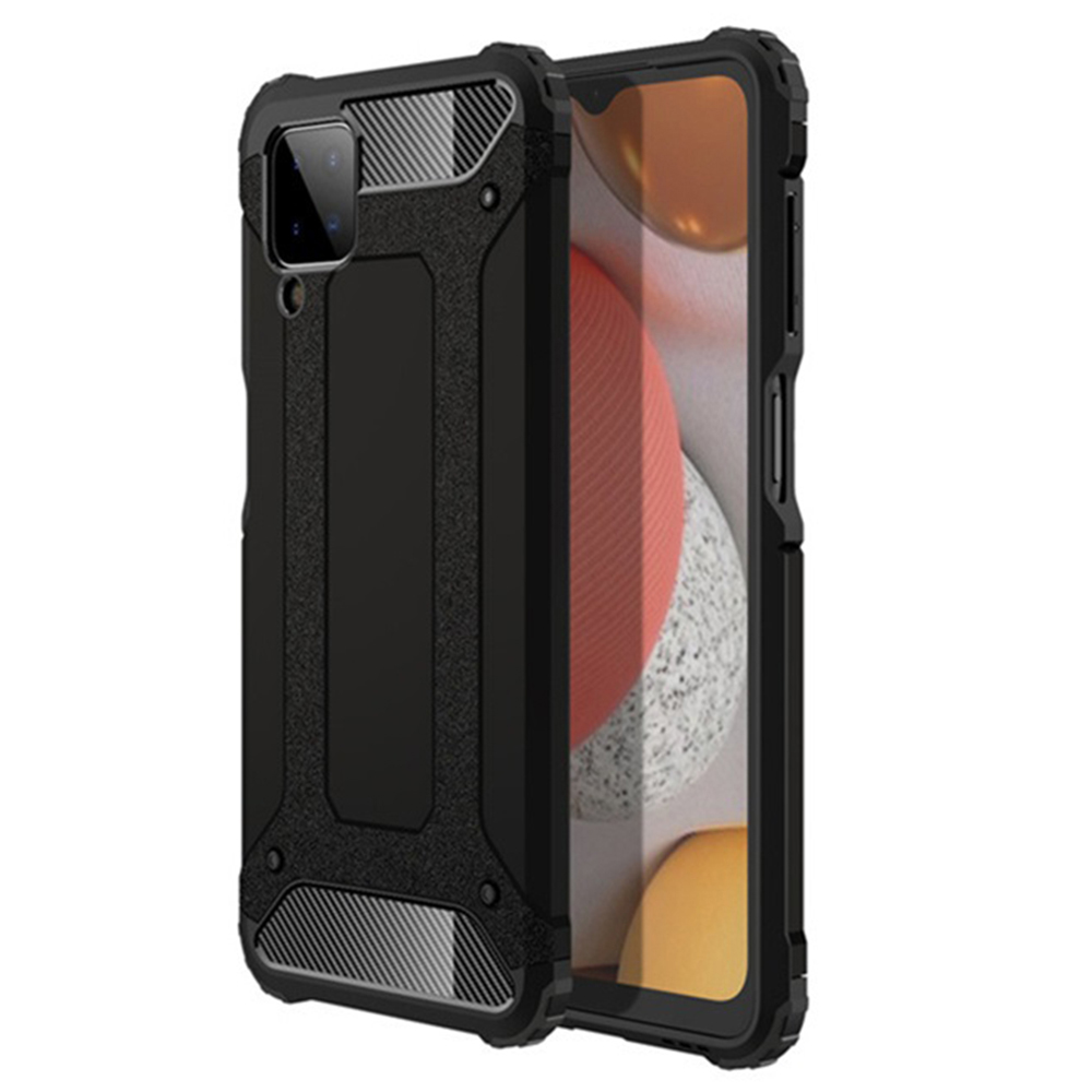 Калъф за Samsung Galaxy A12 / A12 Nacho - Techsuit Hybrid Armor - Черен