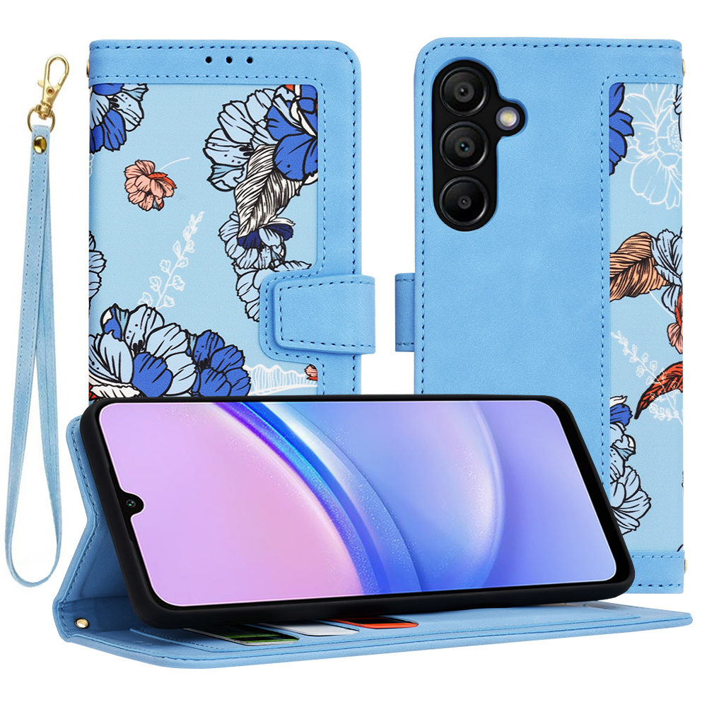 Калъф за Samsung Galaxy A15 4G / A15 5G - Techsuit FlipCraft - Vibrant Син