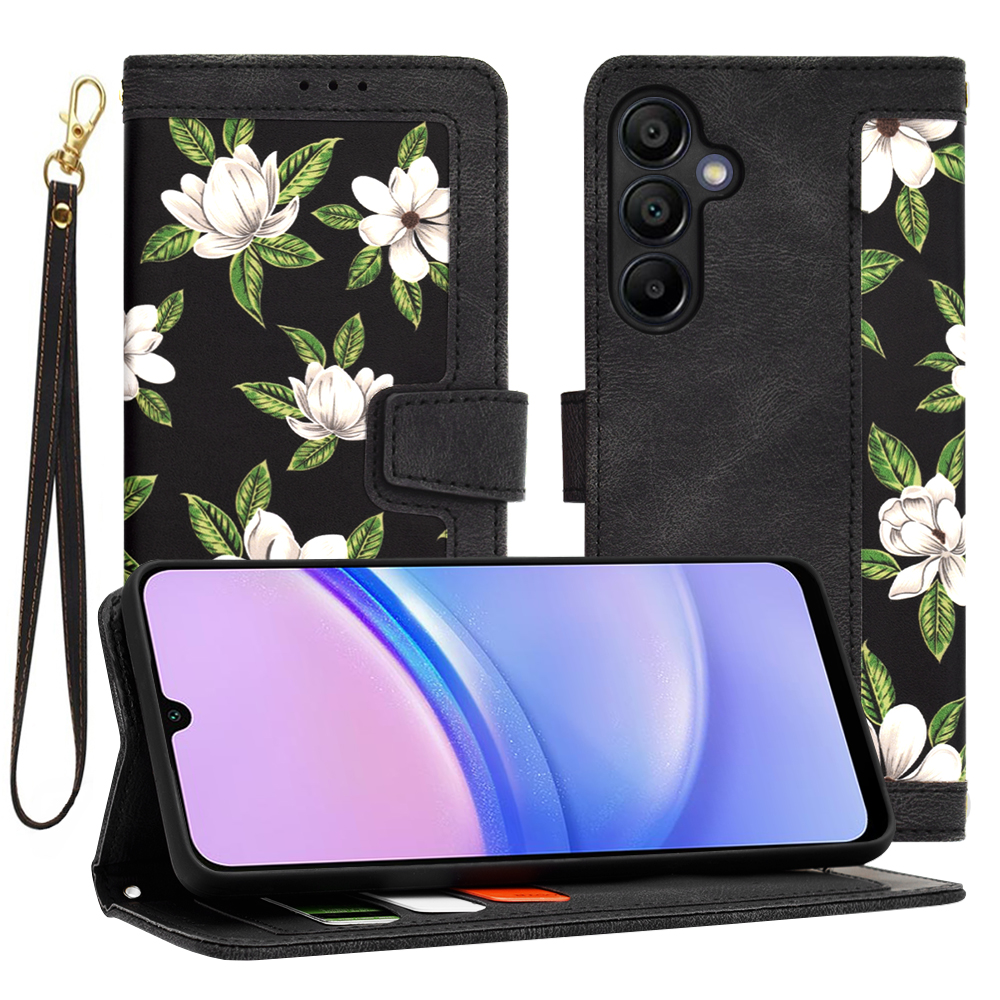Калъф за Samsung Galaxy A15 4G / A15 5G - Techsuit FlipCraft - Flowers of the Dawn