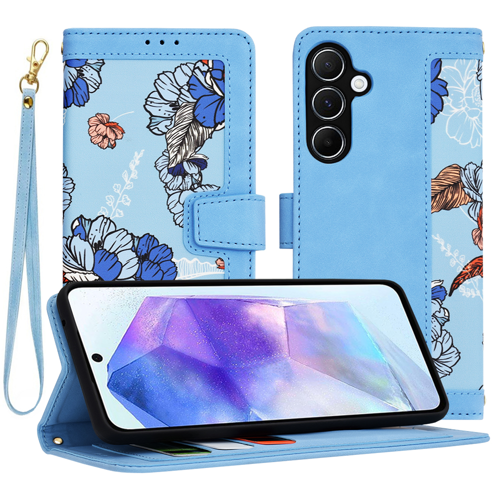 Калъф за Samsung Galaxy A55 5G - Techsuit FlipCraft - Vibrant Син