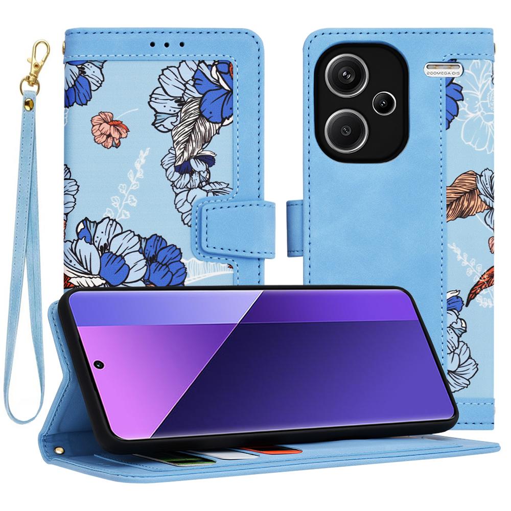 Калъф за Xiaomi Redmi Note 13 Pro+ 5G - Techsuit FlipCraft - Vibrant Син