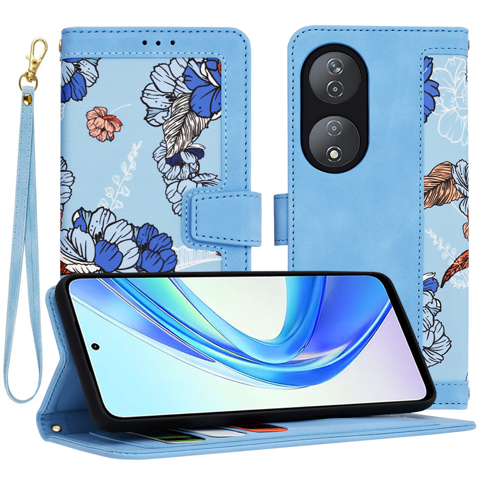 Калъф за Honor X7b / X7b 5G / 90 SMART - Techsuit FlipCraft - Vibrant Син