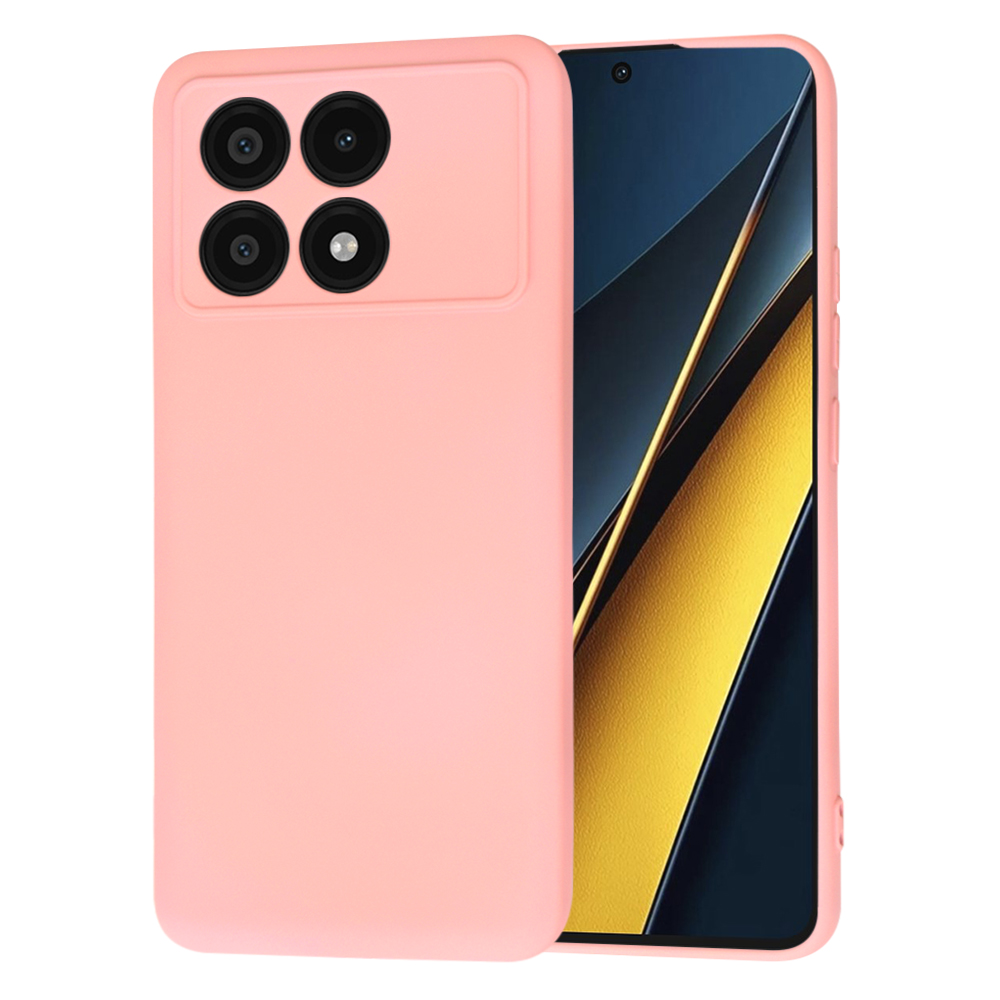 Калъф за Xiaomi Poco X6 Pro - Techsuit SoftFlex - Chalk Розов