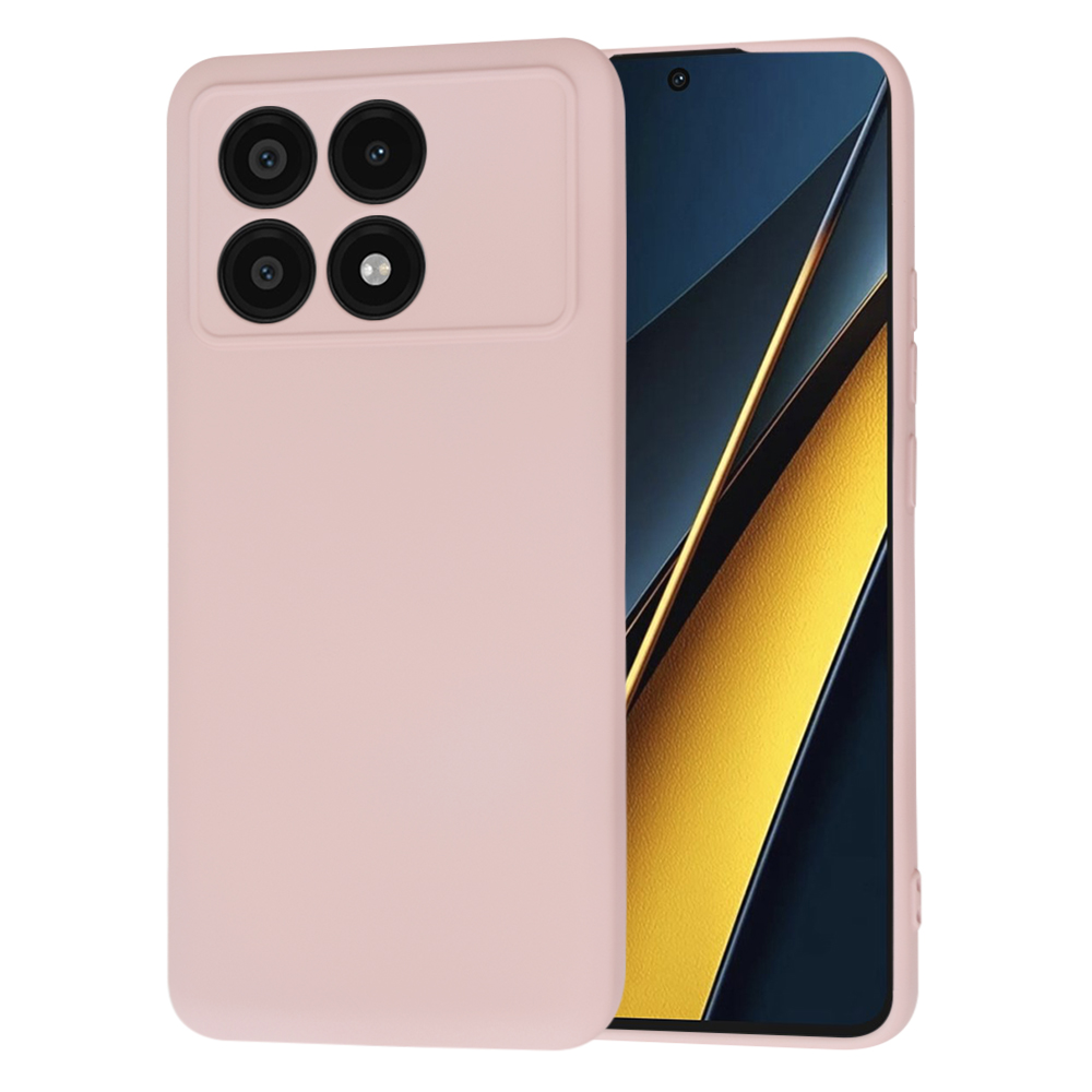 Калъф за Xiaomi Poco X6 Pro - Techsuit SoftFlex - Розов Sand