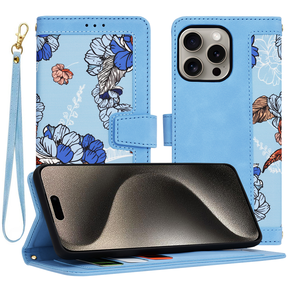 Калъф за iPhone 15 Pro Max - Techsuit FlipCraft - Vibrant Син