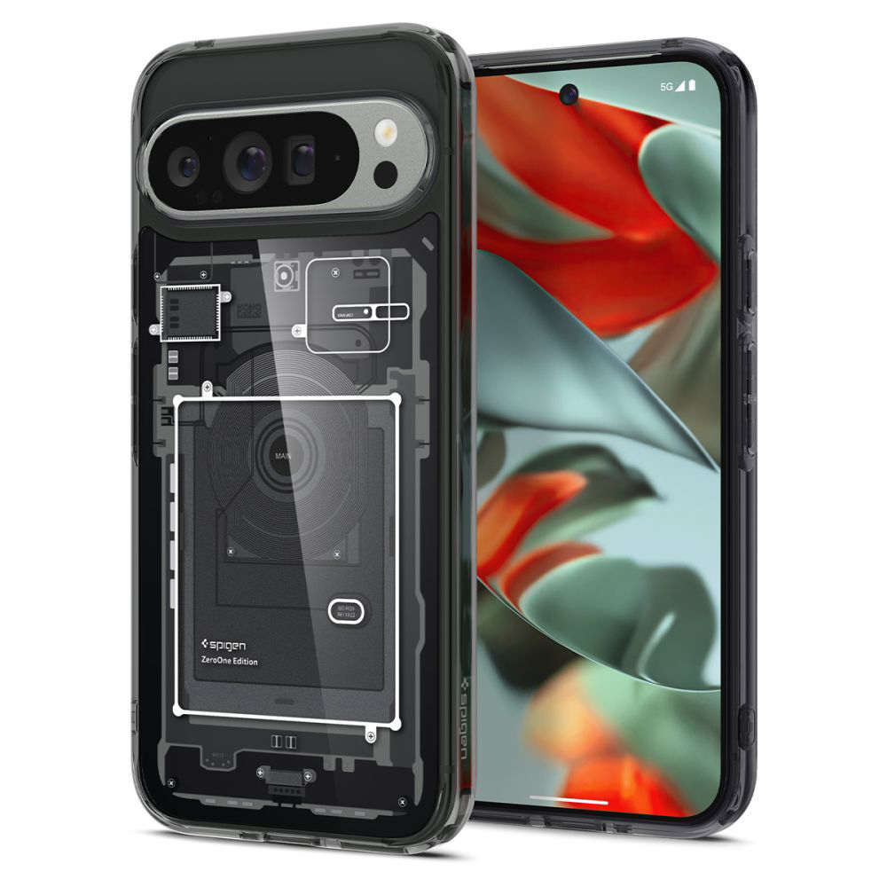 Калъф за Google Pixel 9 Pro XL - Spigen Ultra Hybrid Zero One (ACS07722) - Черен мат