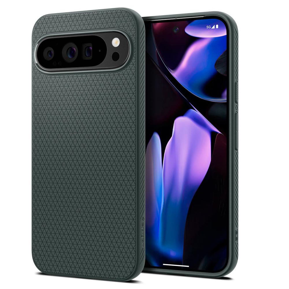 Калъф за Google Pixel 9 Pro XL - Spigen Liquid Air (ACS07717) - Abyss Зелен