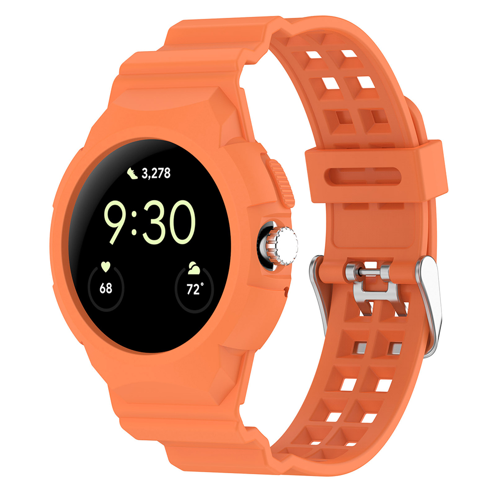 Каишка за Google Pixel Watch / Watch 2 / Watch 3 / Watch 4 41 mm - Techsuit Watchband (W065) - Оранжев