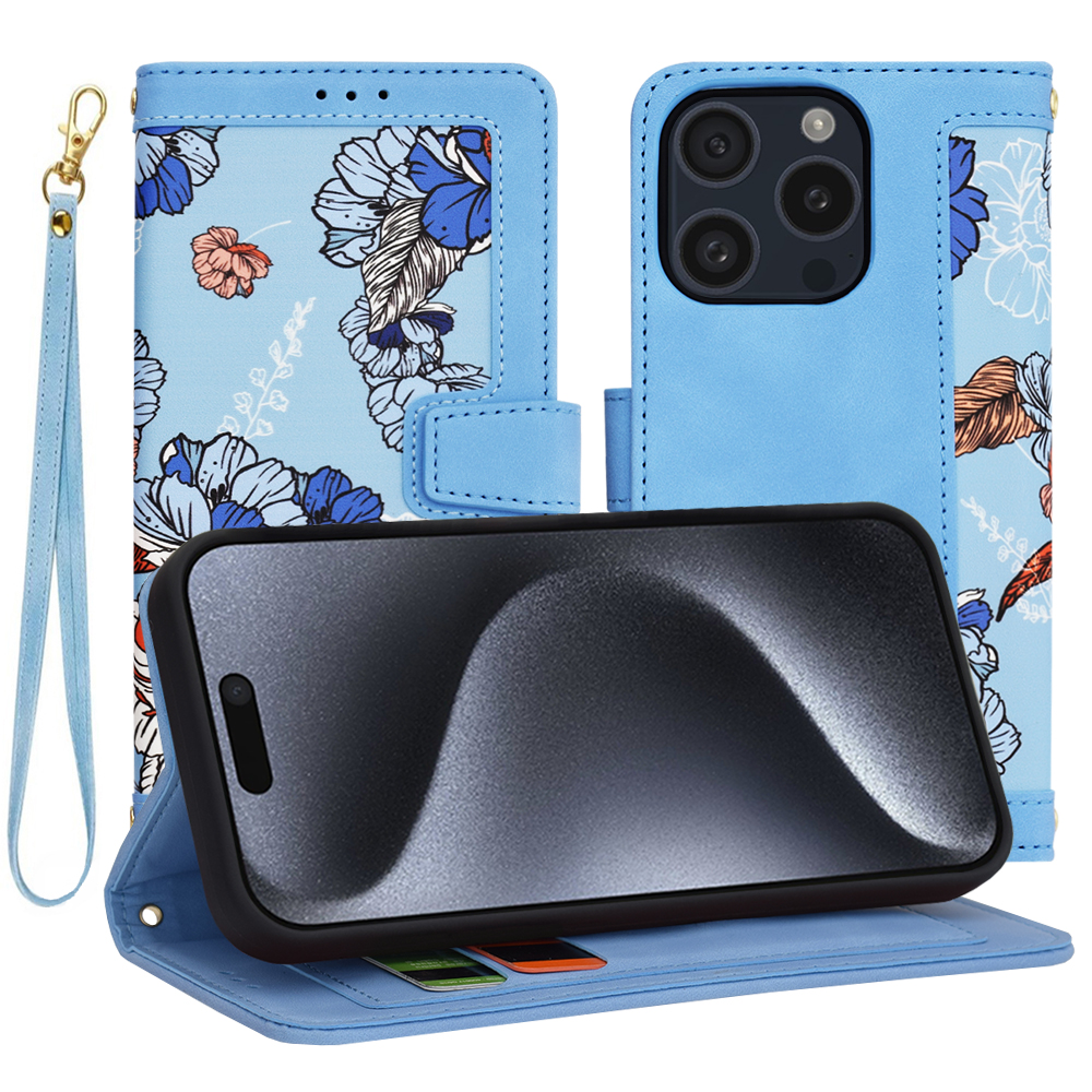 Калъф за iPhone 15 Pro - Techsuit FlipCraft - Vibrant Син