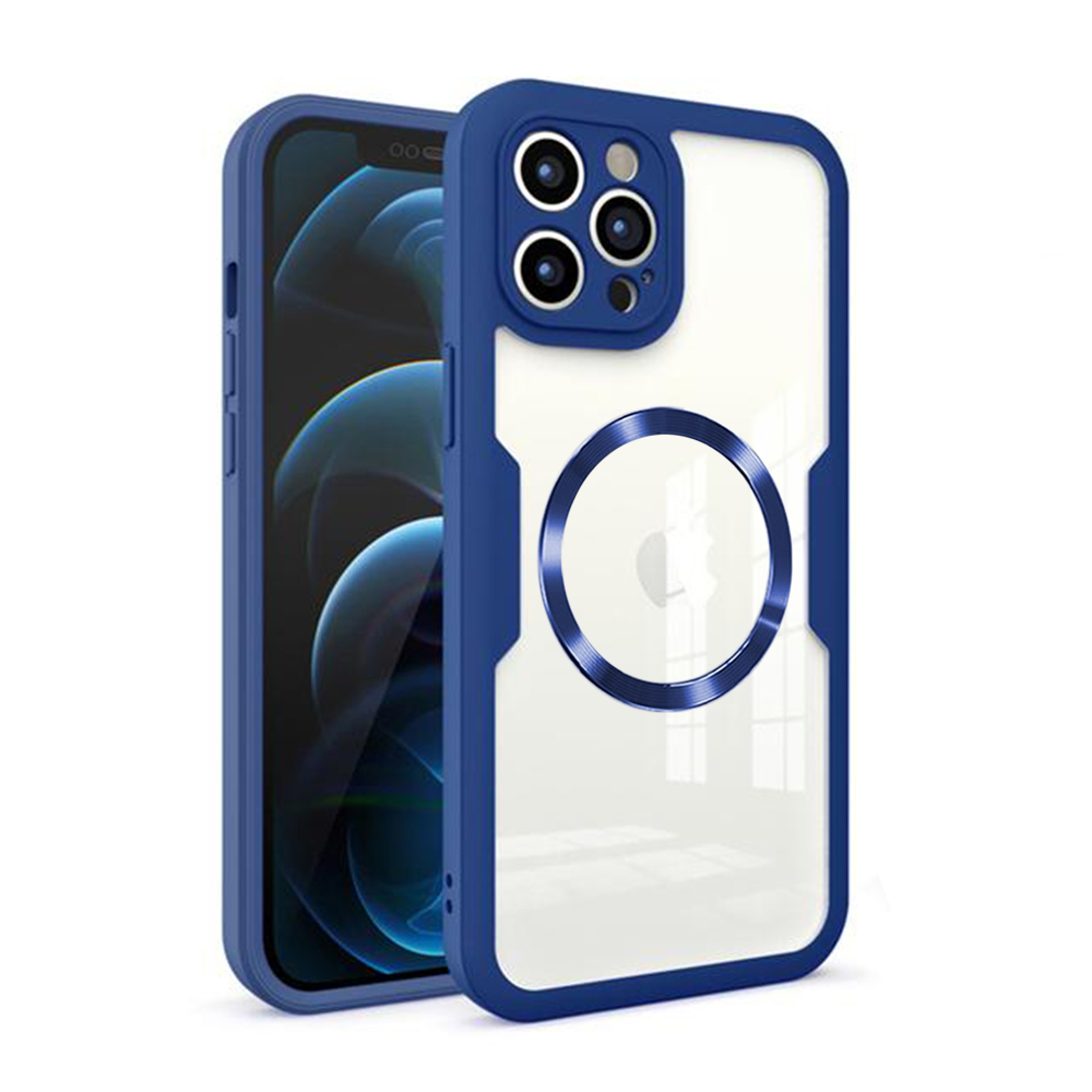 Калъф за iPhone 12 Pro Max + капак - Techsuit ColorVerse 360 MagSafe MagSafe Series - Син