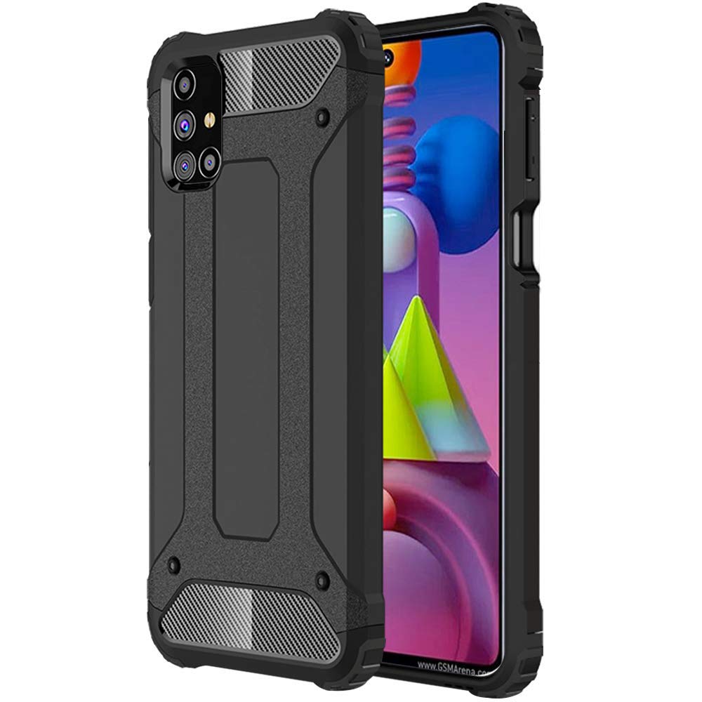Калъф за Samsung Galaxy M51 - Techsuit Hybrid Armor - Черен
