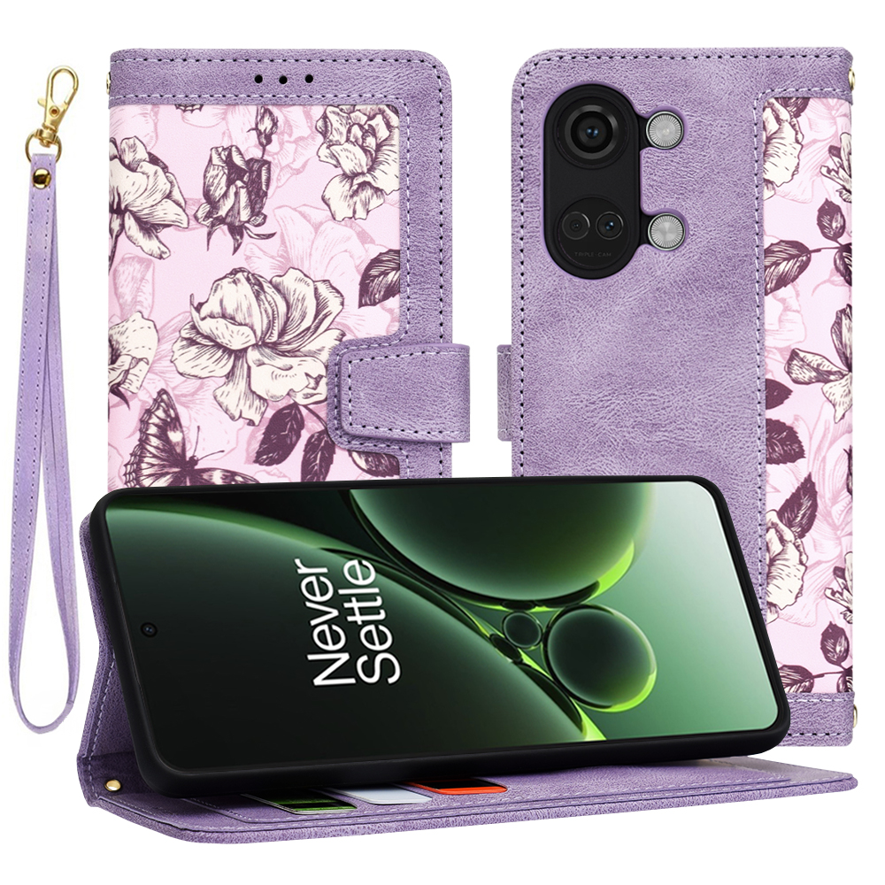 Калъф за OnePlus Nord 3 - Techsuit FlipCraft - Mysterious Лилав