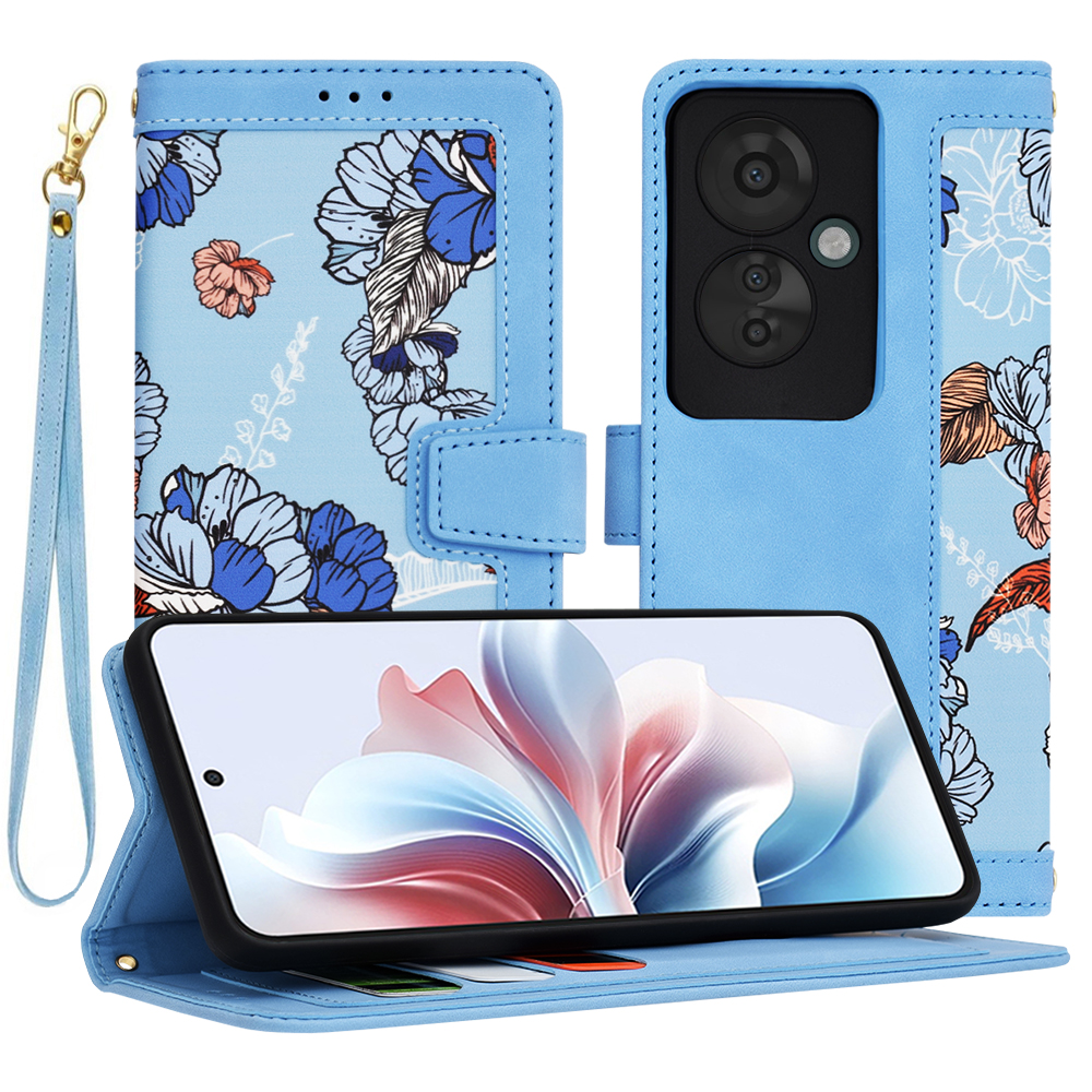 Калъф за Oppo Reno11 F - Techsuit FlipCraft - Vibrant Син