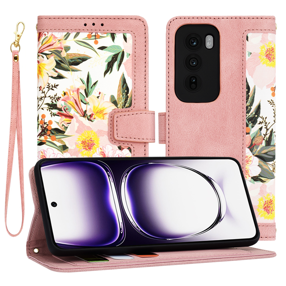 Калъф за Oppo Reno12 - Techsuit FlipCraft - Sweetheart Розов