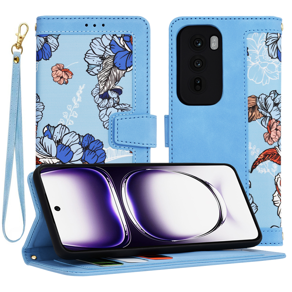 Калъф за Oppo Reno12 - Techsuit FlipCraft - Vibrant Син