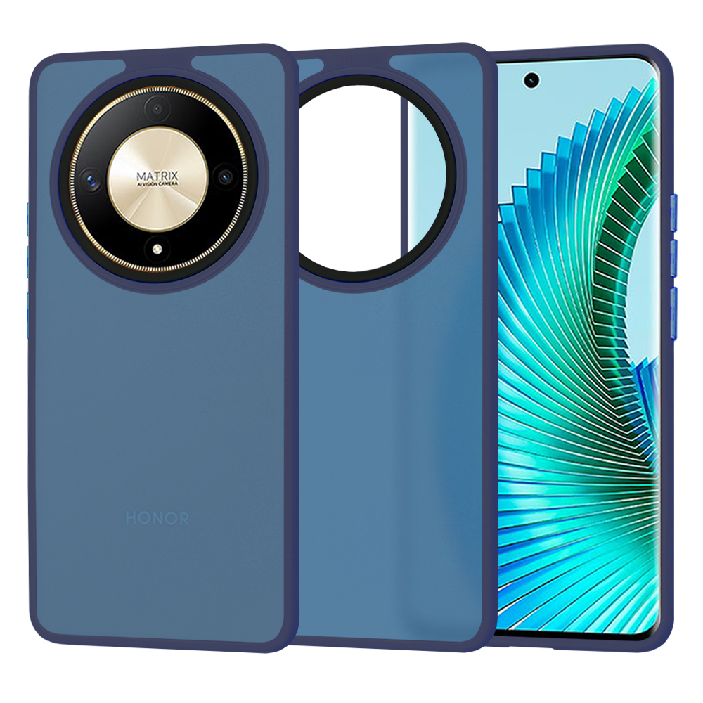 Калъф за Honor Magic6 Lite - Techsuit HaloFrost Series - Deep Син