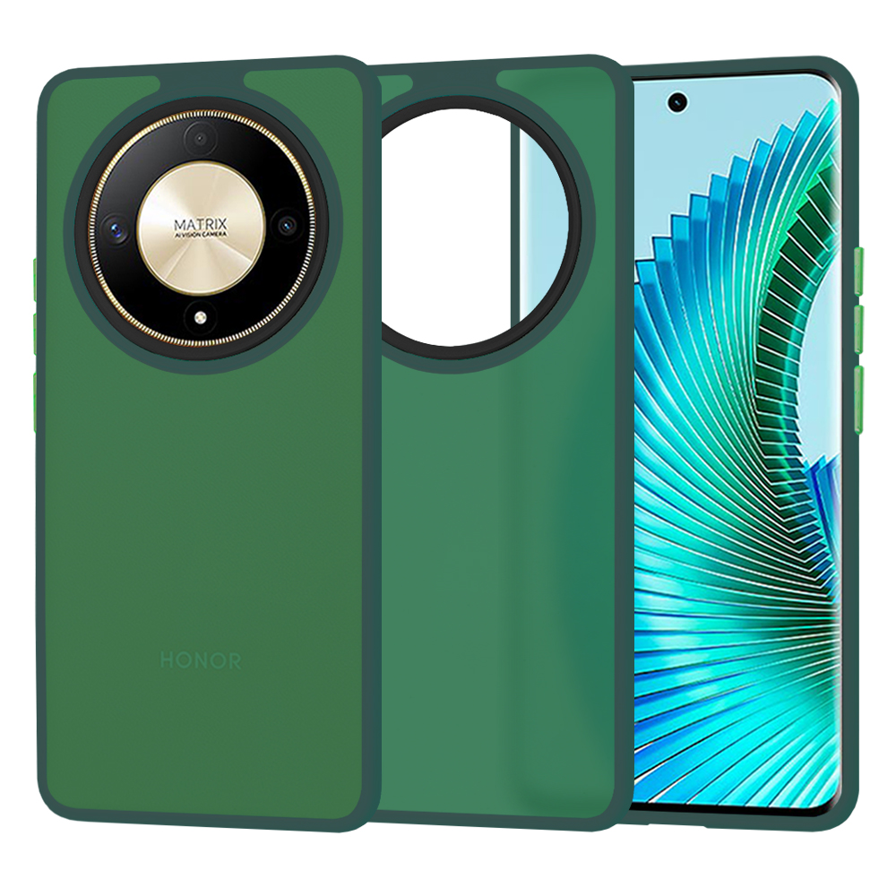 Калъф за Honor Magic6 Lite - Techsuit HaloFrost Series - Midnight Зелен