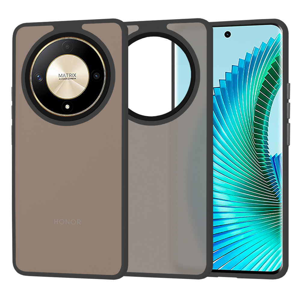 Калъф за Honor Magic6 Lite - Techsuit HaloFrost Series - Черен