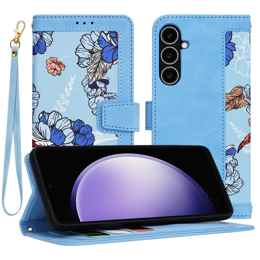 Калъф за Samsung Galaxy S23 FE - Techsuit FlipCraft - Vibrant Син
