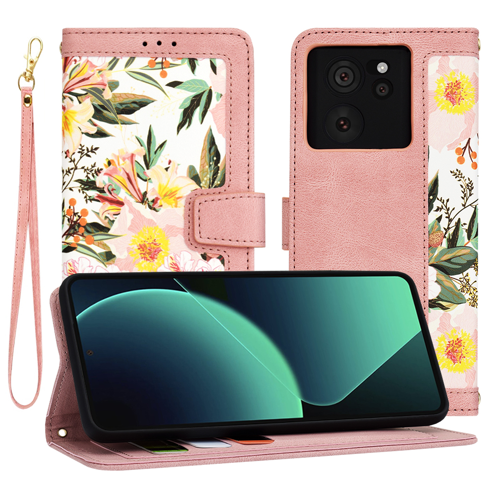 Калъф за Xiaomi 13T / 13T Pro - Techsuit FlipCraft - Sweetheart Розов