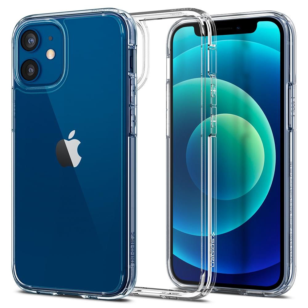 Калъф за iPhone 12 / iPhone 12 Pro - Spigen Ultra Hybrid (ACS01702) - Crystal Прозрачен
