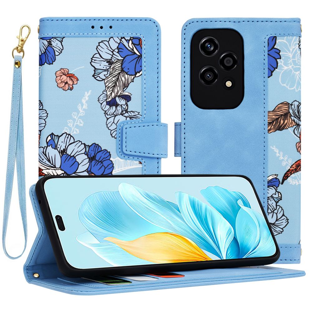 Калъф за Honor 200 Lite - Techsuit FlipCraft - Vibrant Син
