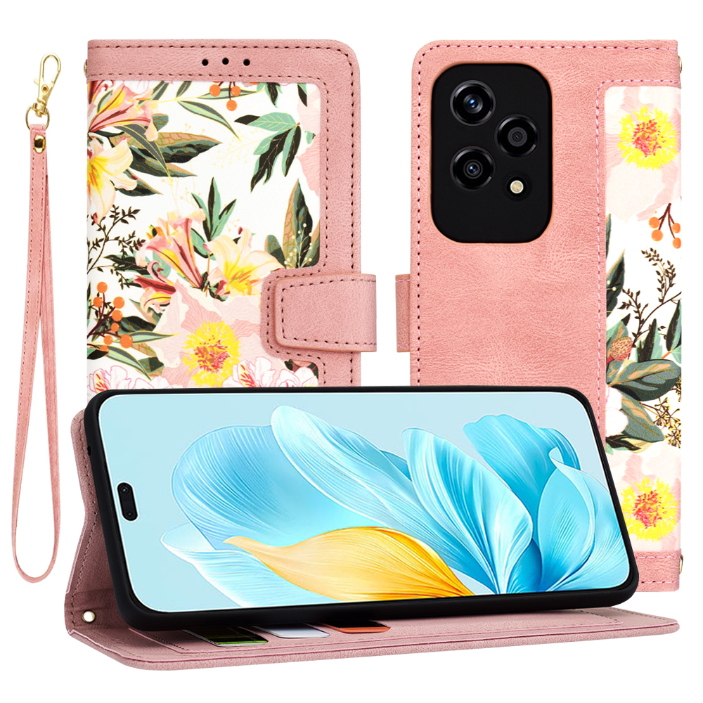 Калъф за Honor 200 Lite - Techsuit FlipCraft - Sweetheart Розов