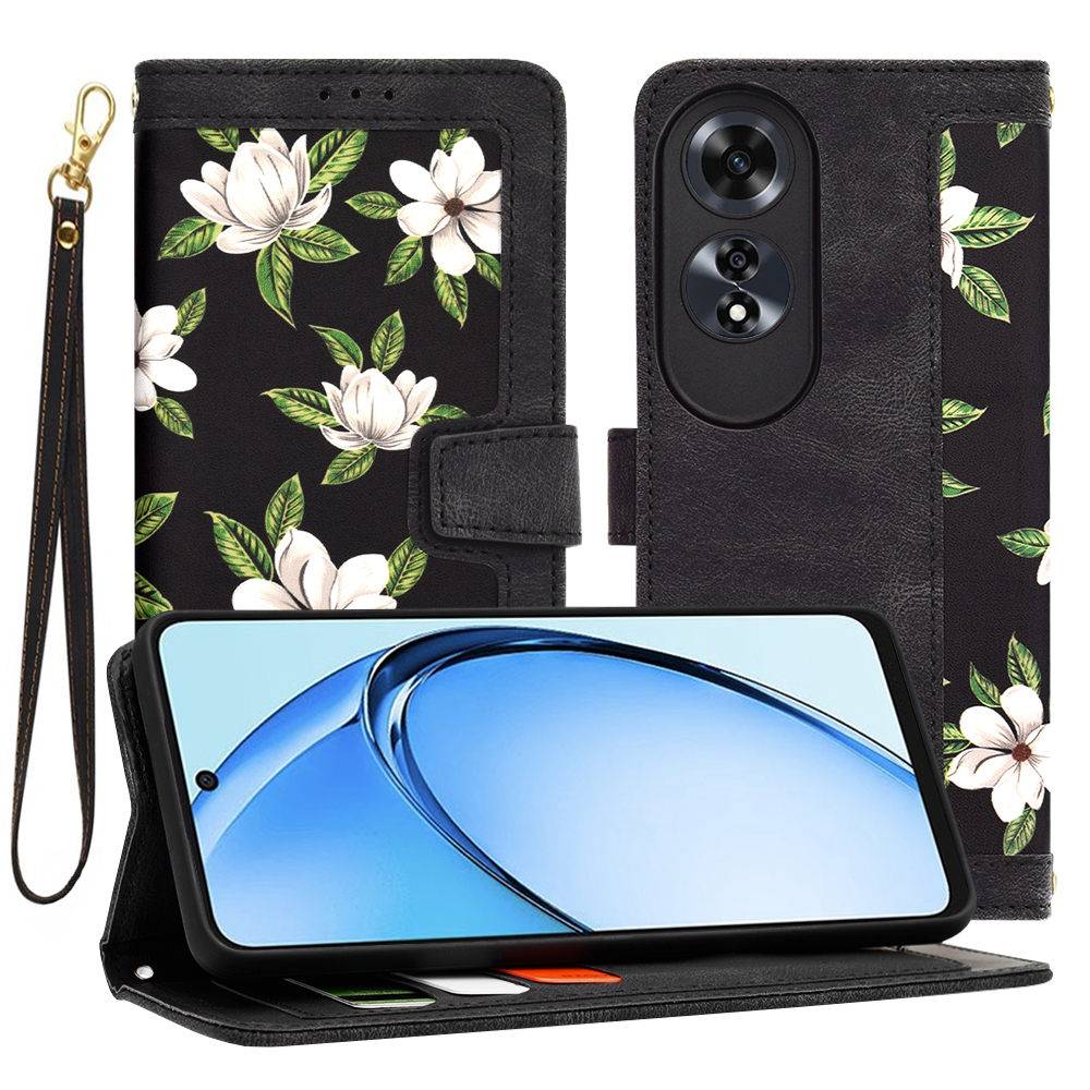Калъф за Oppo A60 4G - Techsuit FlipCraft - Flowers of the Dawn