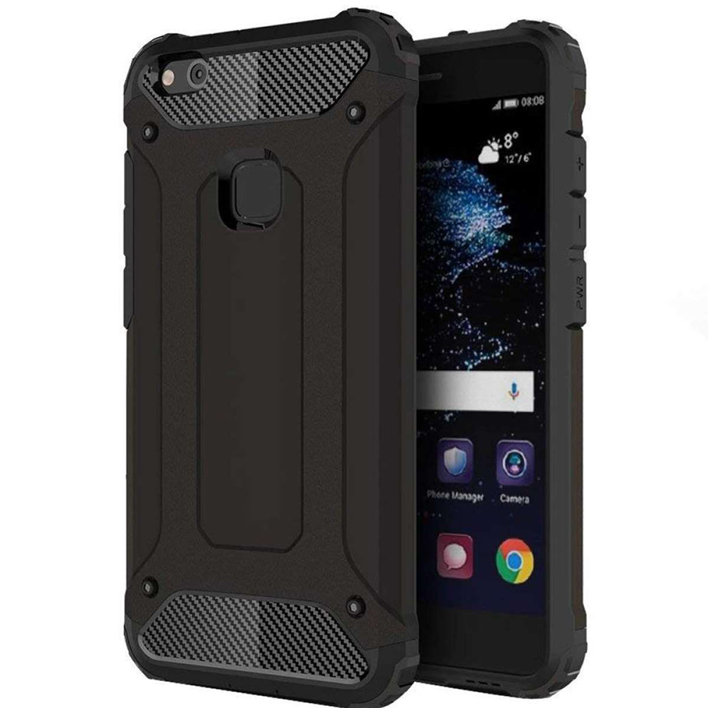 Калъф за Huawei P10 Lite - Techsuit Hybrid Armor - Черен
