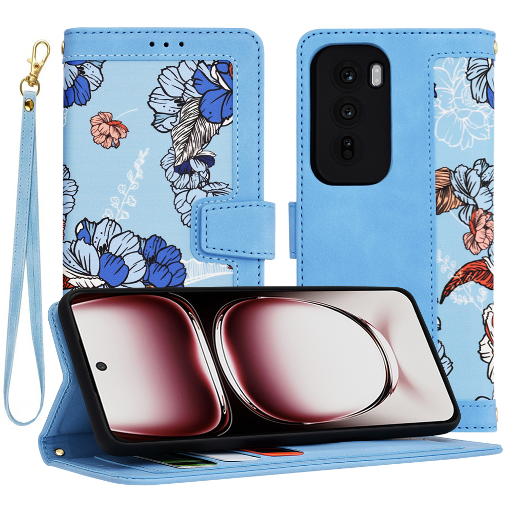 Калъф за Oppo Reno12 Pro - Techsuit FlipCraft - Vibrant Син