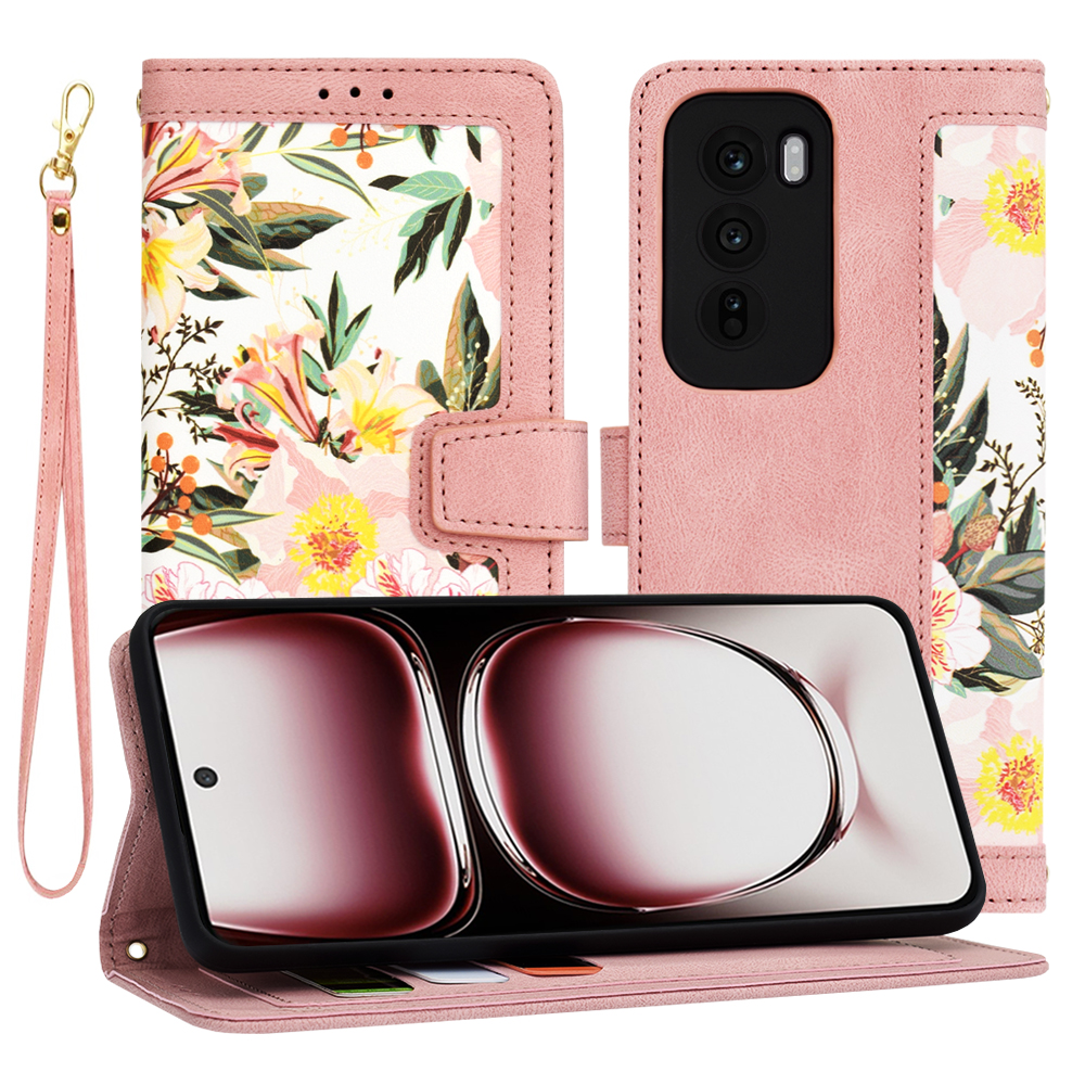 Калъф за Oppo Reno12 Pro - Techsuit FlipCraft - Sweetheart Розов