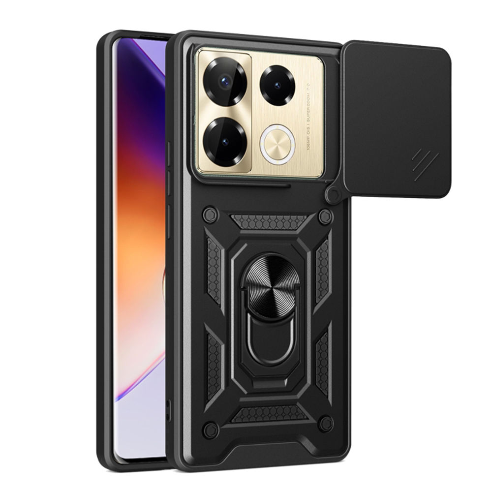 Калъф за Infinix Note 40 Pro 4G - Techsuit CamShield Series - Черен