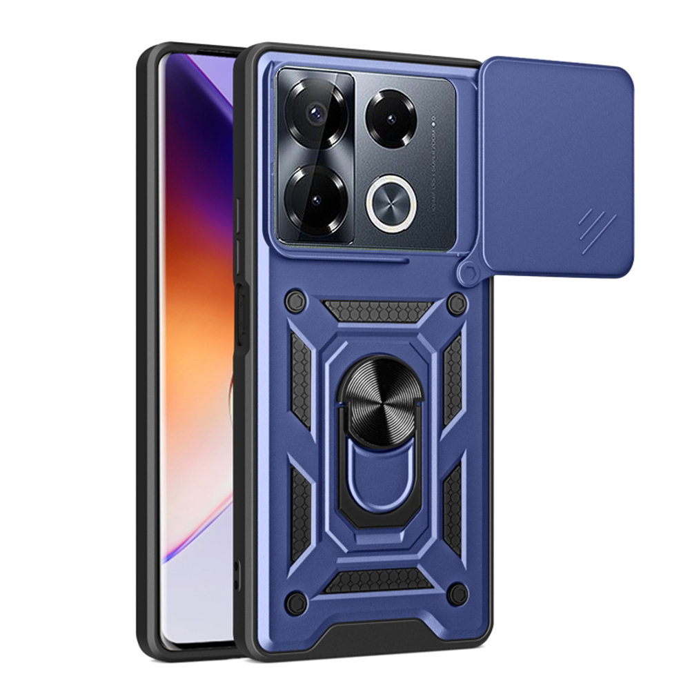 Калъф за Infinix Note 40 Pro+ - Techsuit CamShield Series - Син