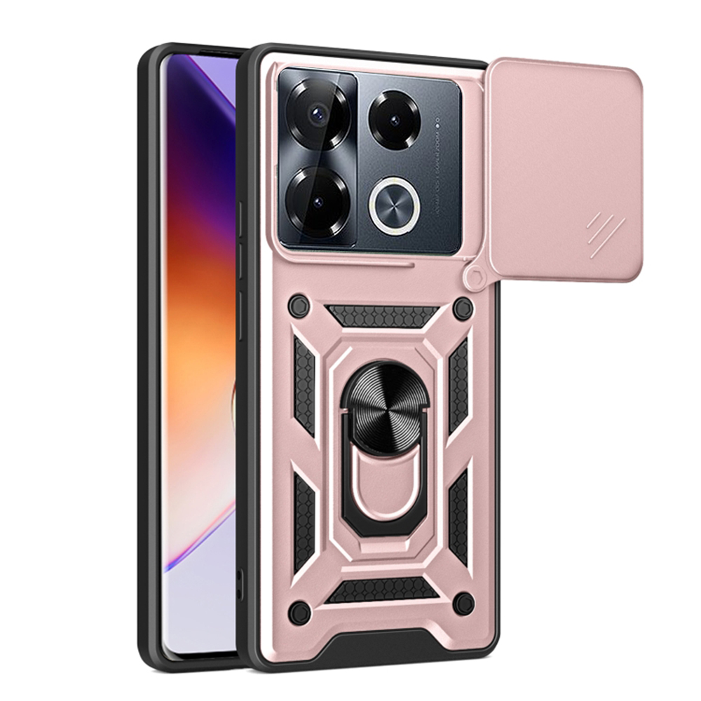 Калъф за Infinix Note 40 Pro+ - Techsuit CamShield Series - Розово злато