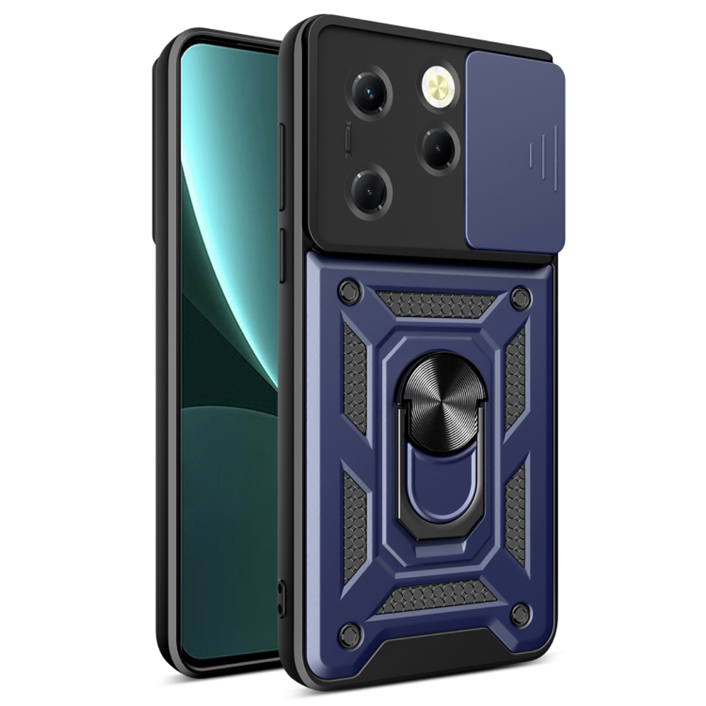 Калъф за Infinix Hot 40 / 40 Pro / Tecno Spark 20 Pro - Techsuit CamShield Series - Син