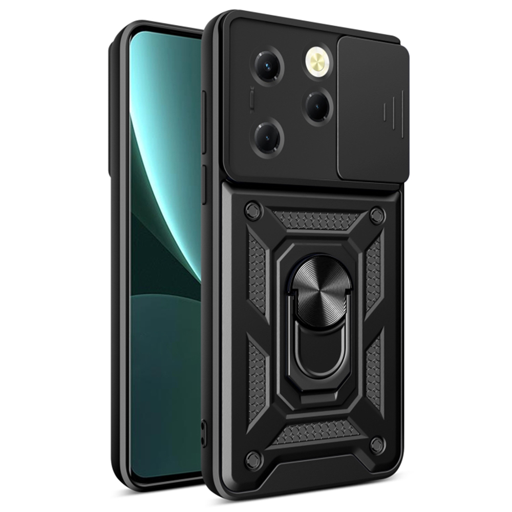 Калъф за Infinix Hot 40 / 40 Pro / Tecno Spark 20 Pro - Techsuit CamShield Series - Черен