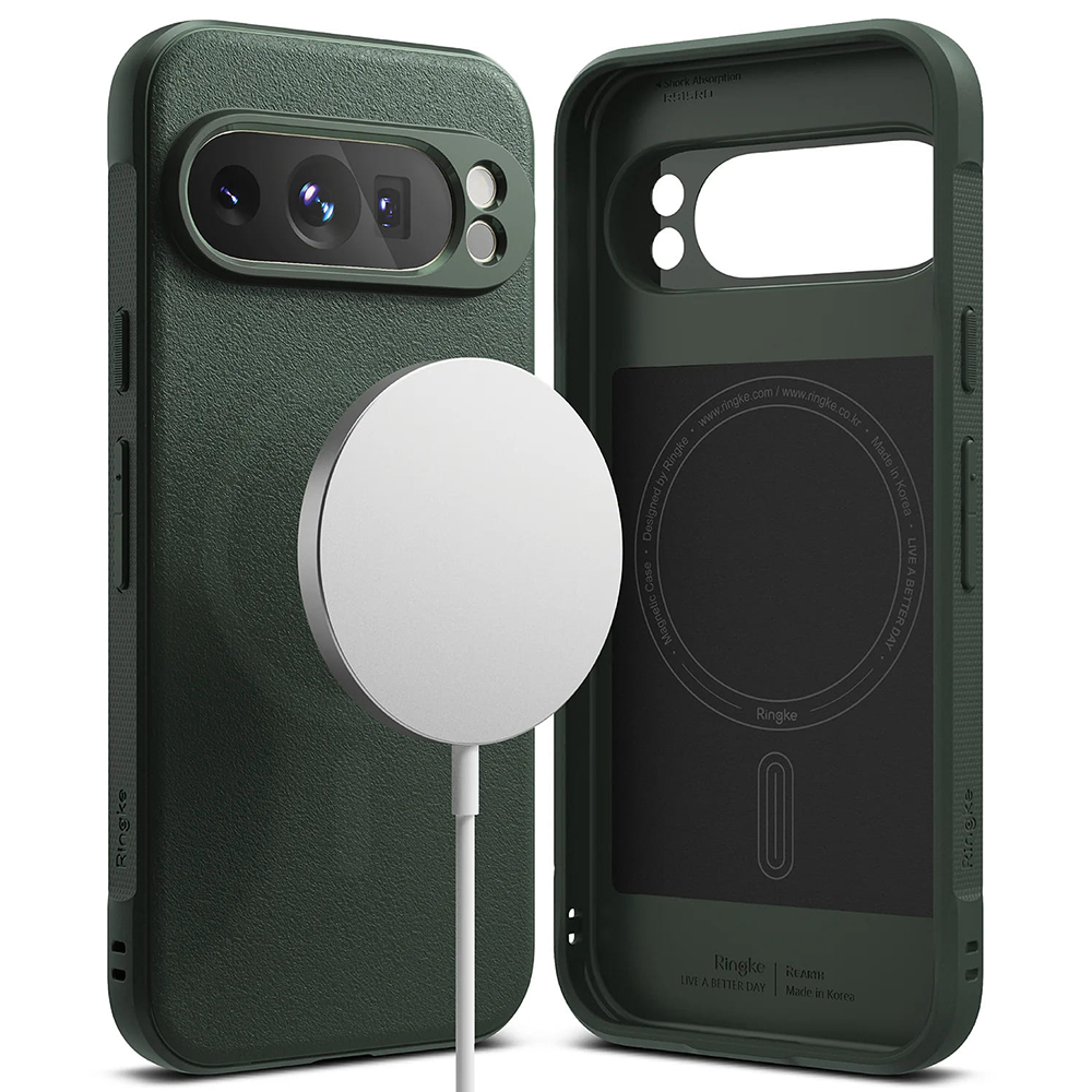 Калъф за Google Pixel 9 Pro - Ringke Onyx MagSafe - Тъмнозелен