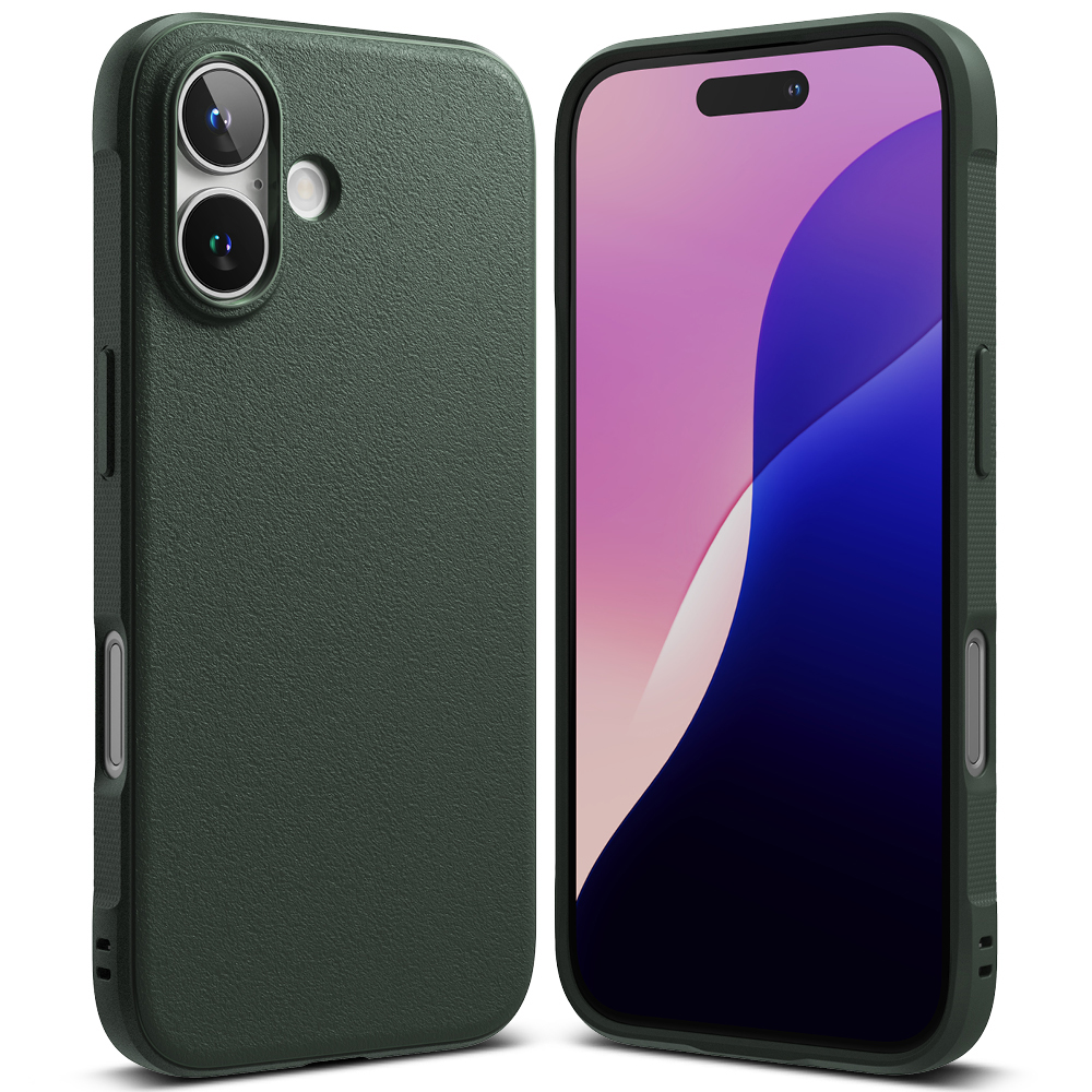 Калъф за iPhone 16 - Ringke Onyx - Тъмнозелен